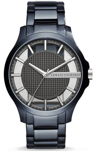 Men's Armani Exchange Blue Steel Link Watch
