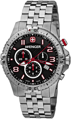 Wenger© MEN'S SWISS WENGER SQUADRON CHRONOGRAPH WATCH